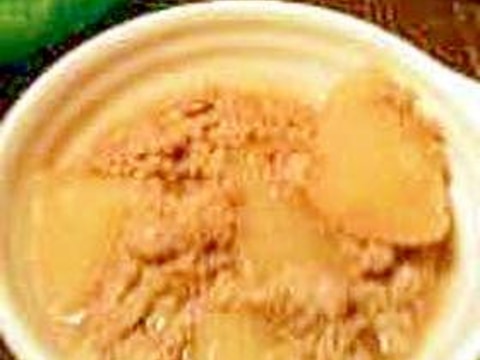 大根の豚そぼろあんかけ